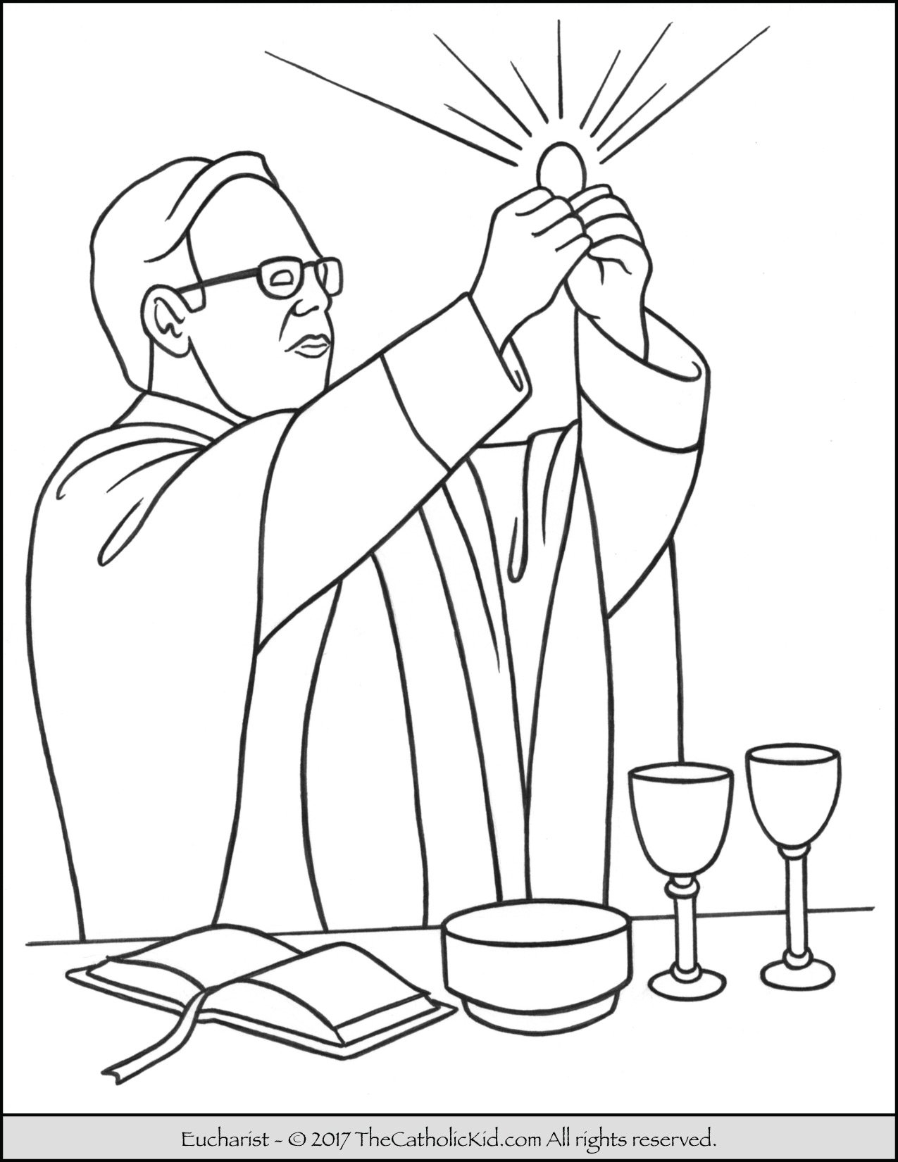 free printable first communion worksheets