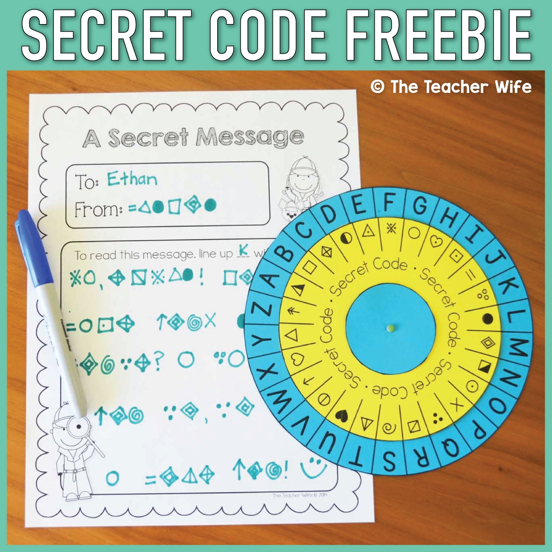 free printable secret code worksheets