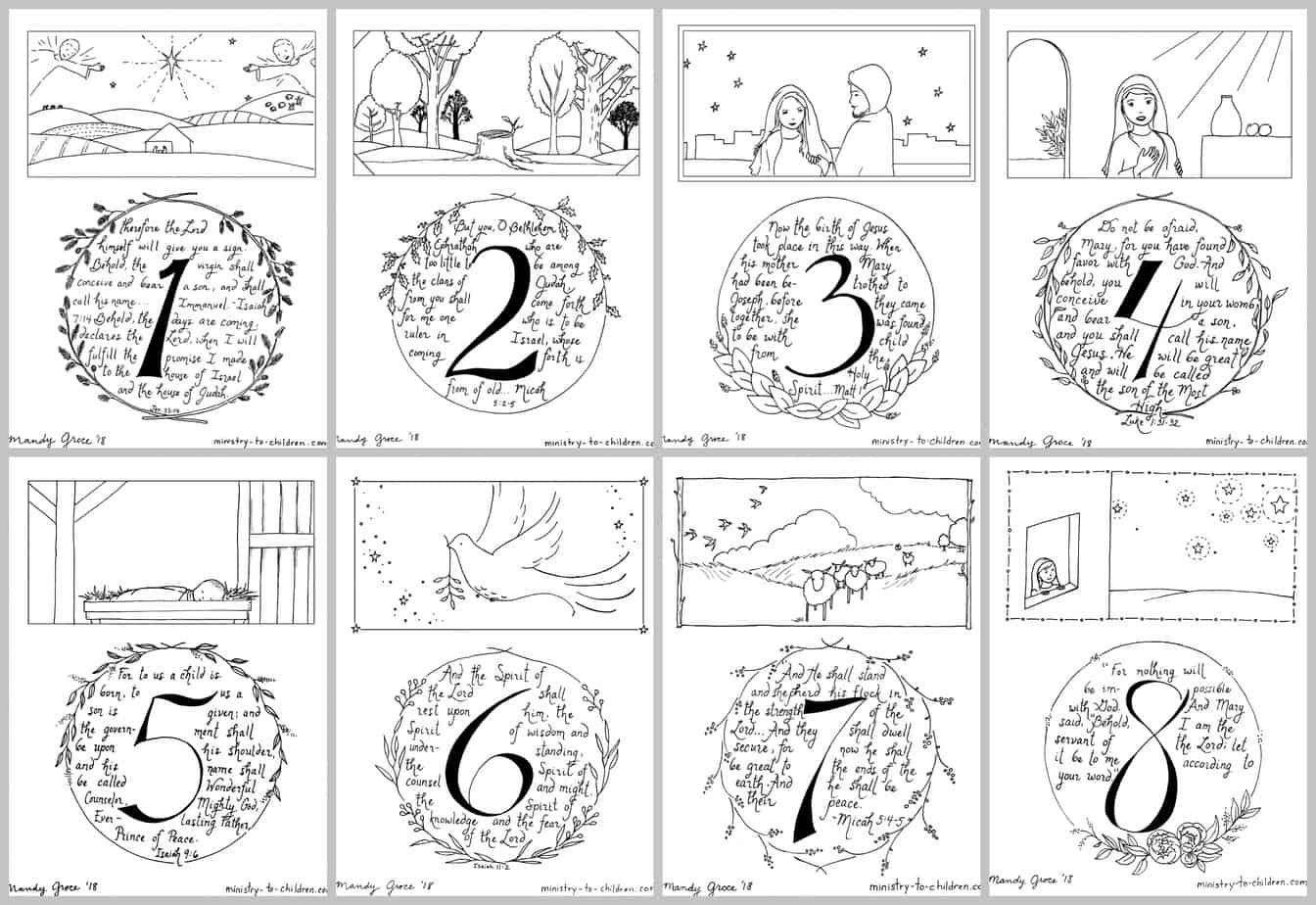 free printable advent worksheets