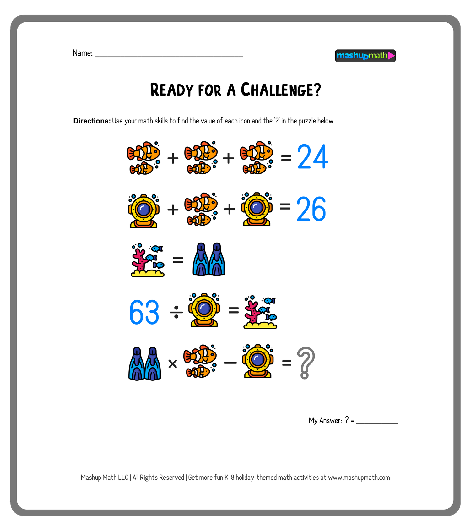Super Mario Math Puzzles Blog Mashup Math