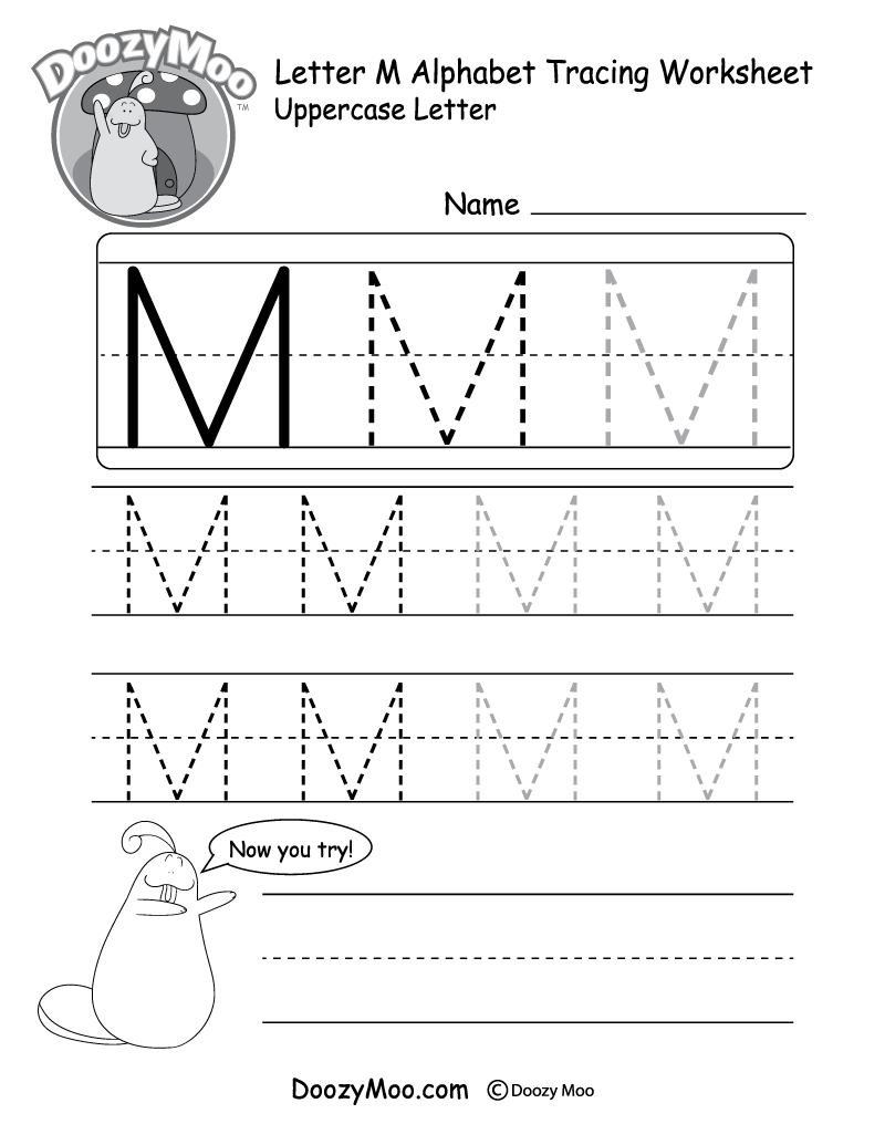 letter m worksheets free printables
